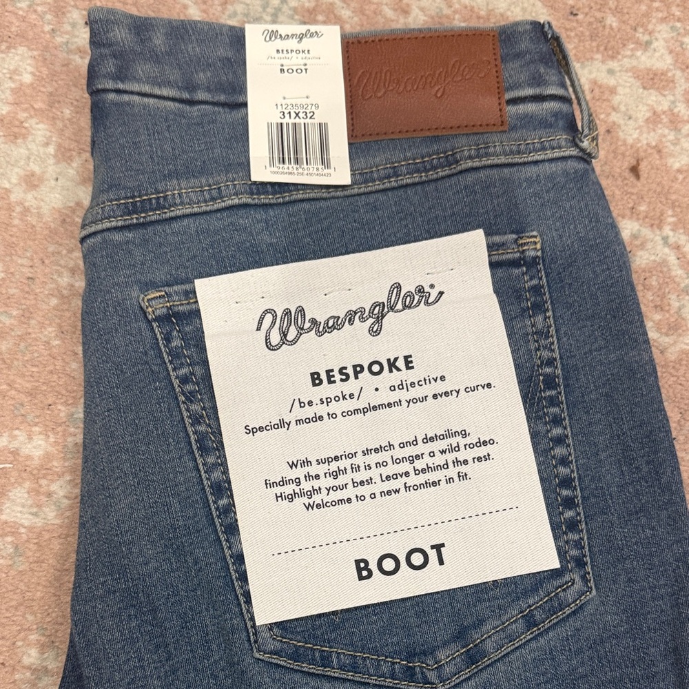 Wrangler Women's Bespoke Blue Boot Cut Jeans